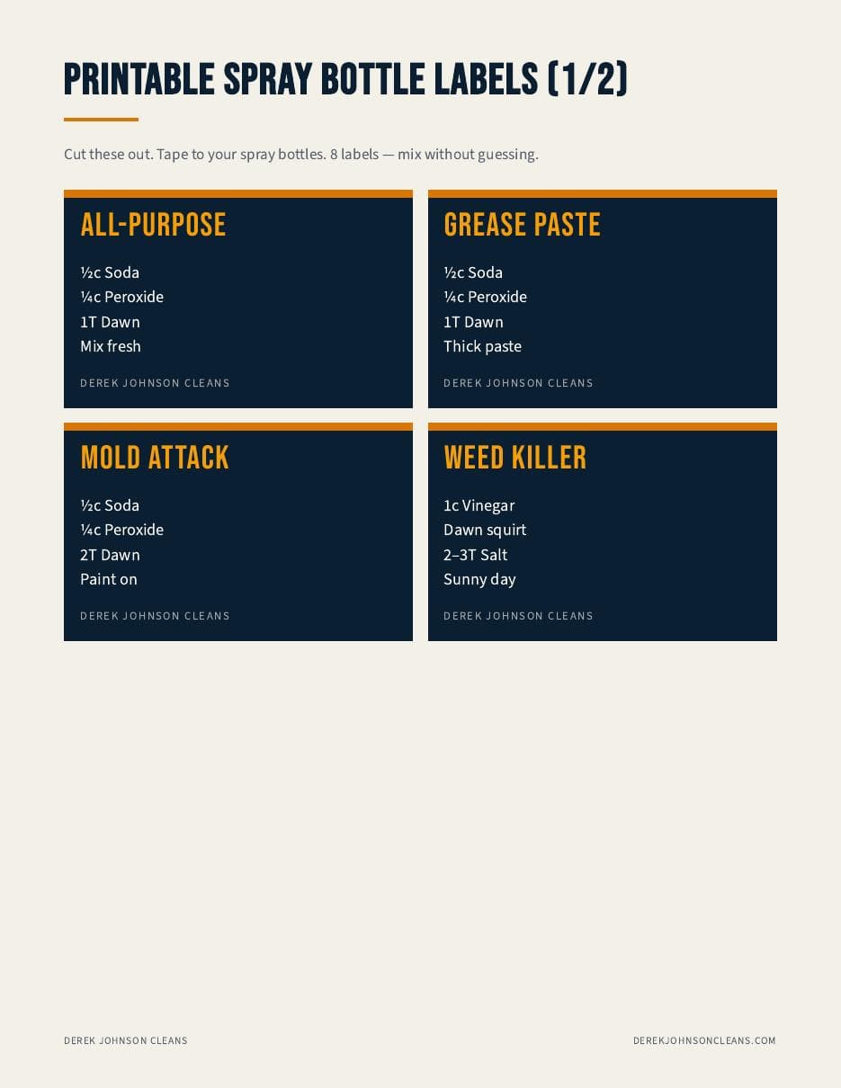 Printable bottle labels