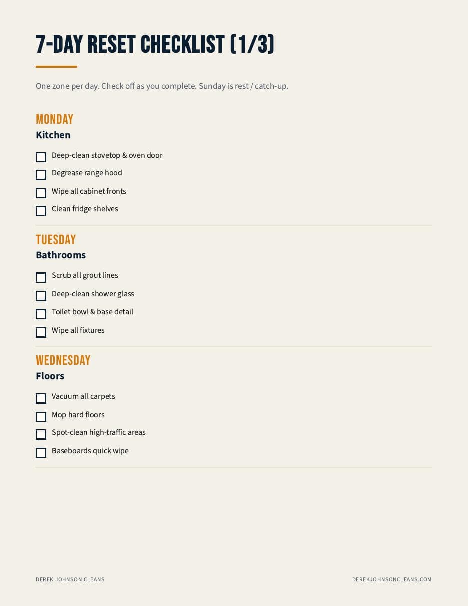 7-day reset plan